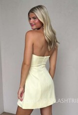 Poppy Strapless A Line Mini Dress
