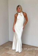 Avery High Neck Halter Maxi Dress
