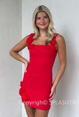 Elliatt Trompe 3D Floral Mini Dress