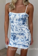 Molly Floral Beaded Sequin Mini Dress