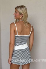 Jania Stripe Double Strap Tank Top