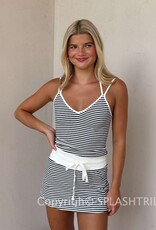 Jania Stripe Double Strap Tank Top
