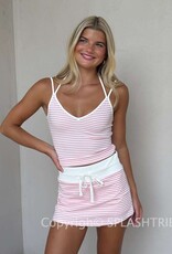 Jania Stripe Double Strap Tank Top