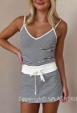 Jania Stripe Skort Mini Skirt