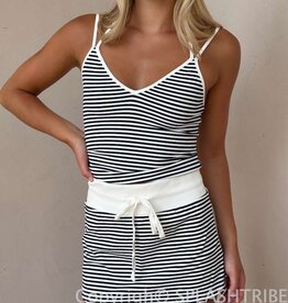 Jania Stripe Skort Mini Skirt