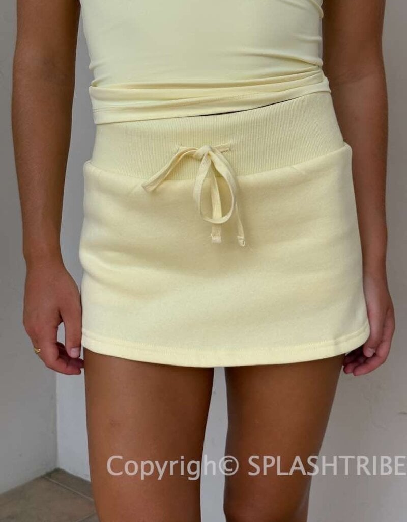 Fleece Mini Skirt