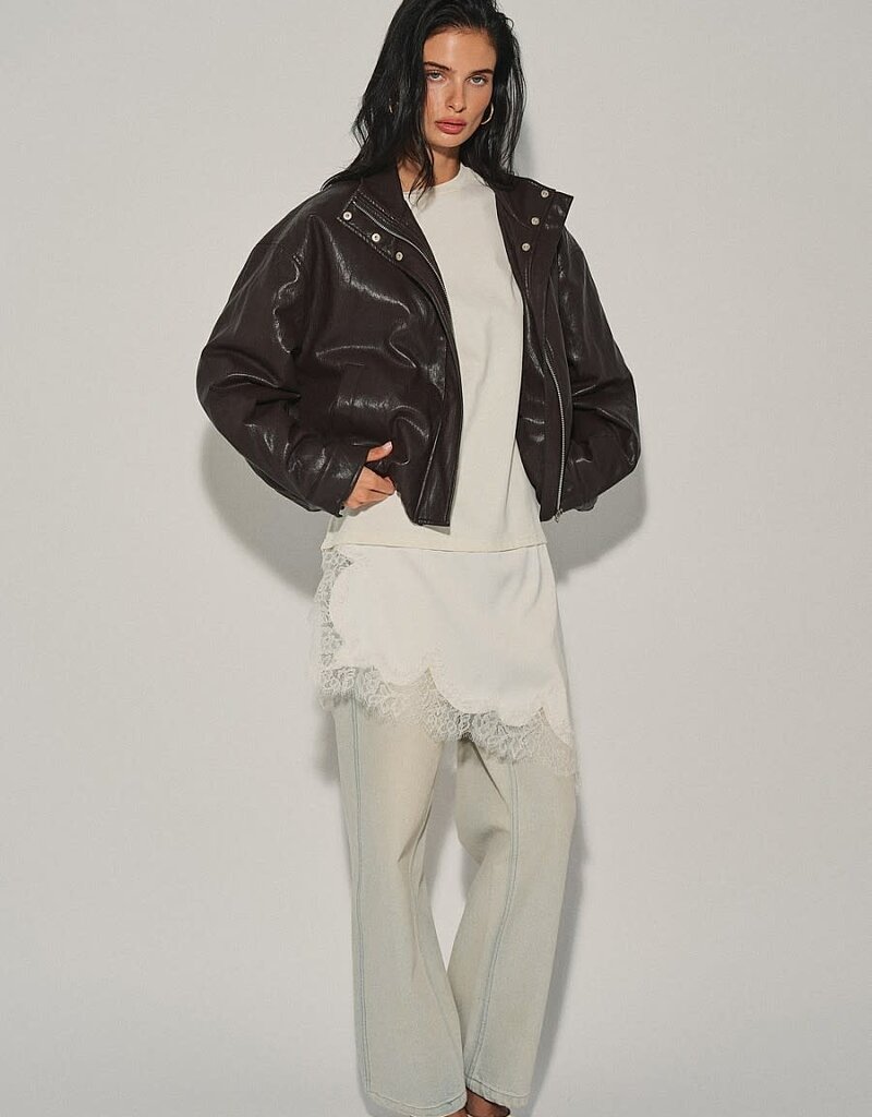 Jordan Bubble Hem Bomber Jacket