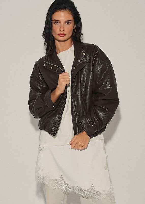 Jordan Bubble Hem Bomber Jacket