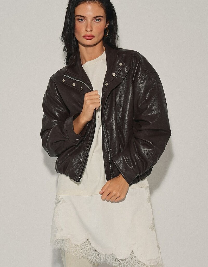 Jordan Bubble Hem Bomber Jacket