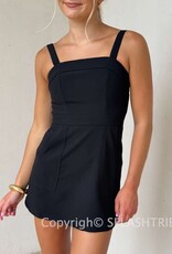 Tailored Side Pocket Mini Dress