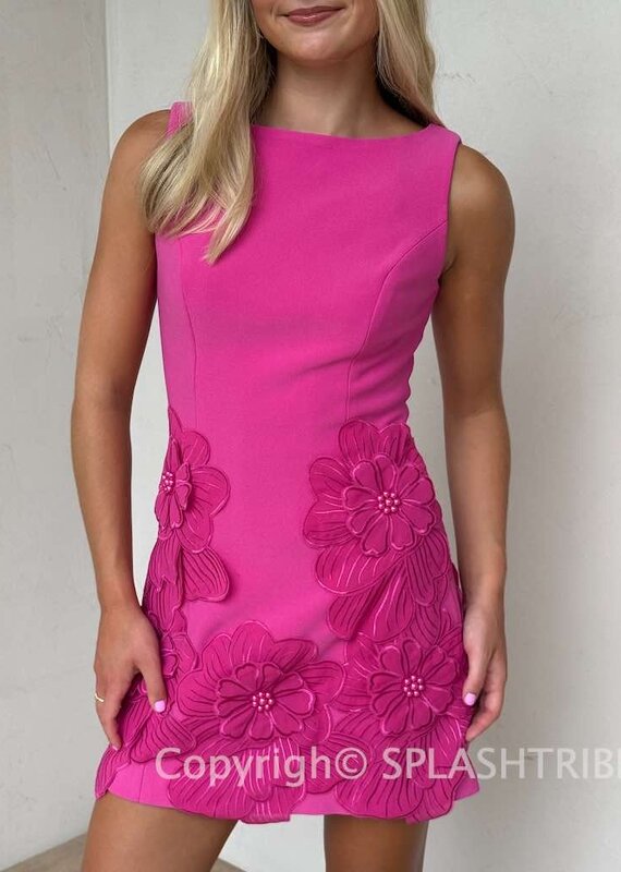 Elliatt Janelle 3D Floral Mini Dress