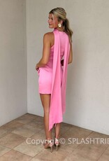 Elliatt Calista Neck Scarf Mini Dress