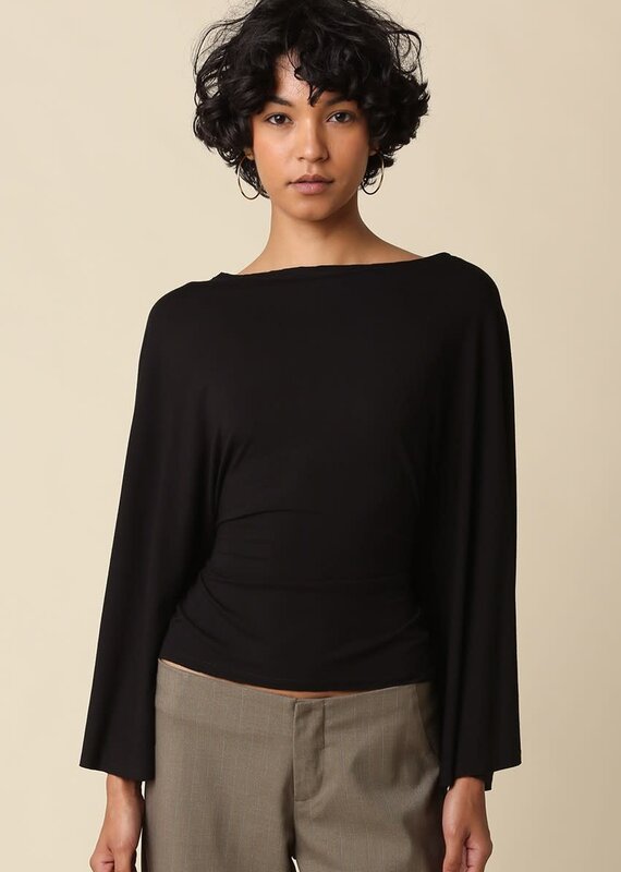 Back Tie Dolman Sleeve Top