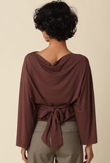Back Tie Dolman Sleeve Top