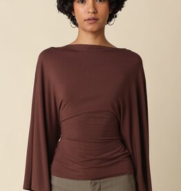 Back Tie Dolman Sleeve Top