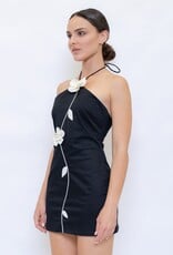 Kathryn Halter 3D Floral Mini Dress