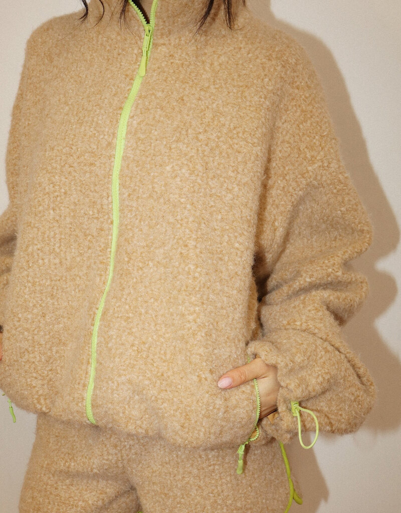 Boucle Zip Jacket