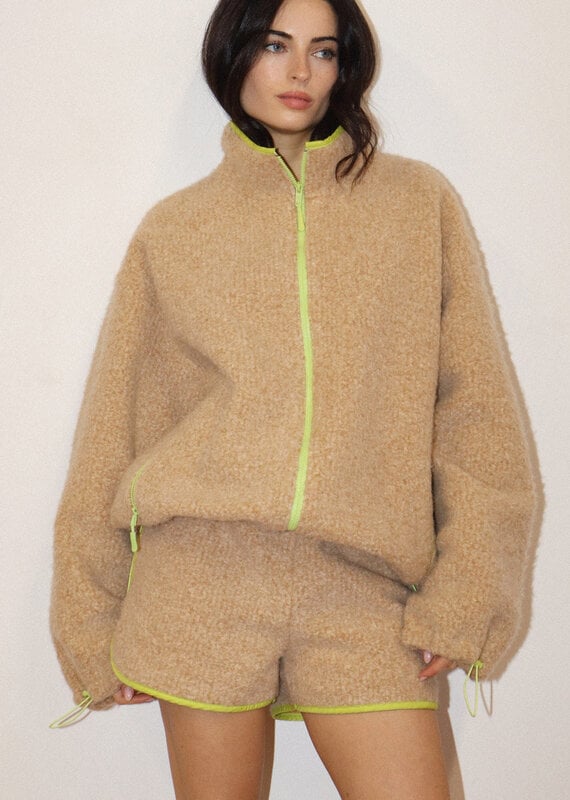 Boucle Zip Jacket