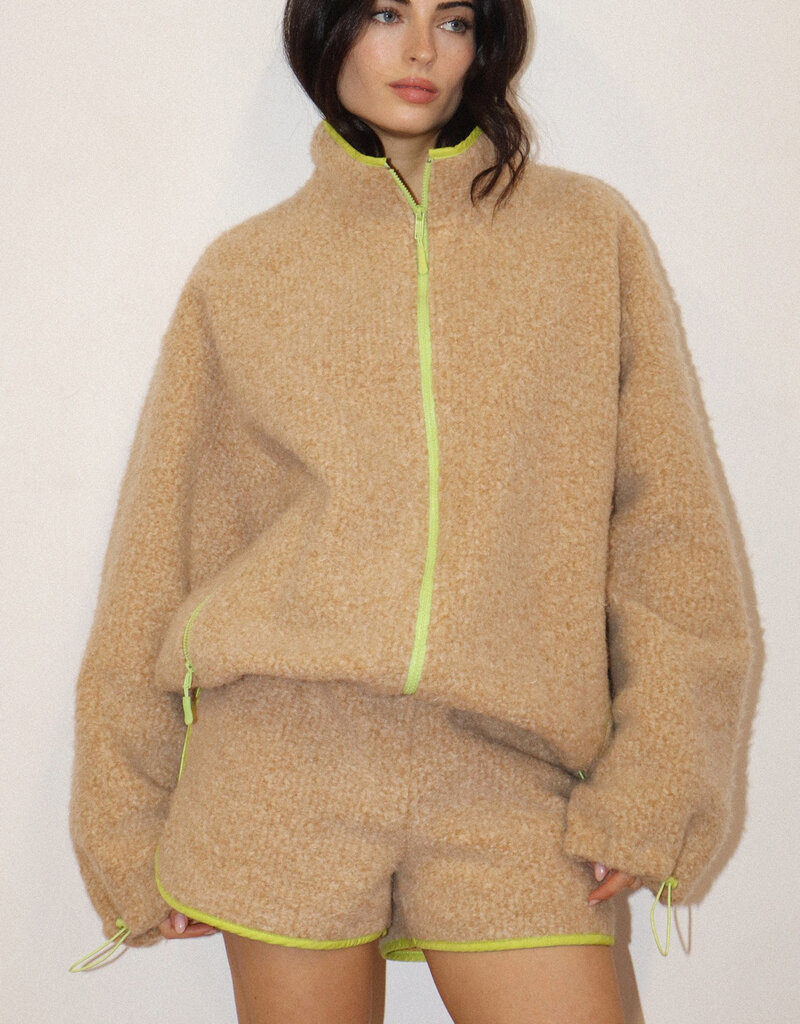 Boucle Zip Jacket