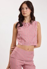 Adelaide Gingham Crop Top