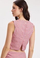 Adelaide Gingham Crop Top
