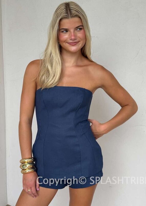 Karlyn Strapless A Line Top