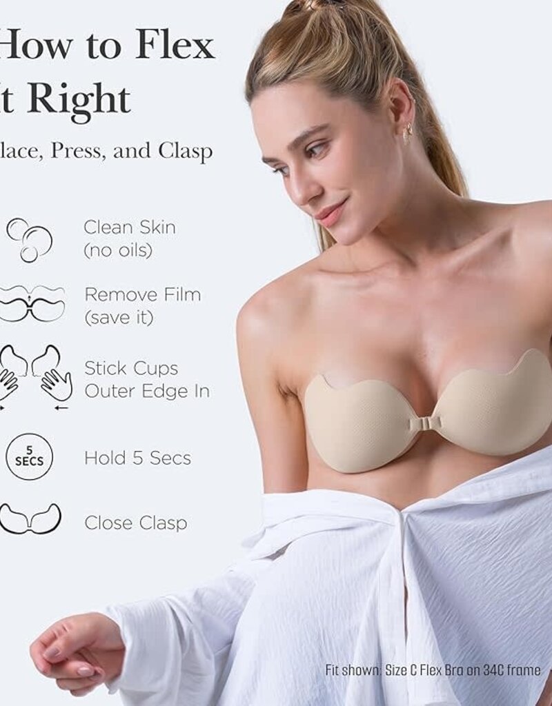 Nippies Flex Bra Adhesive Strapless Bra