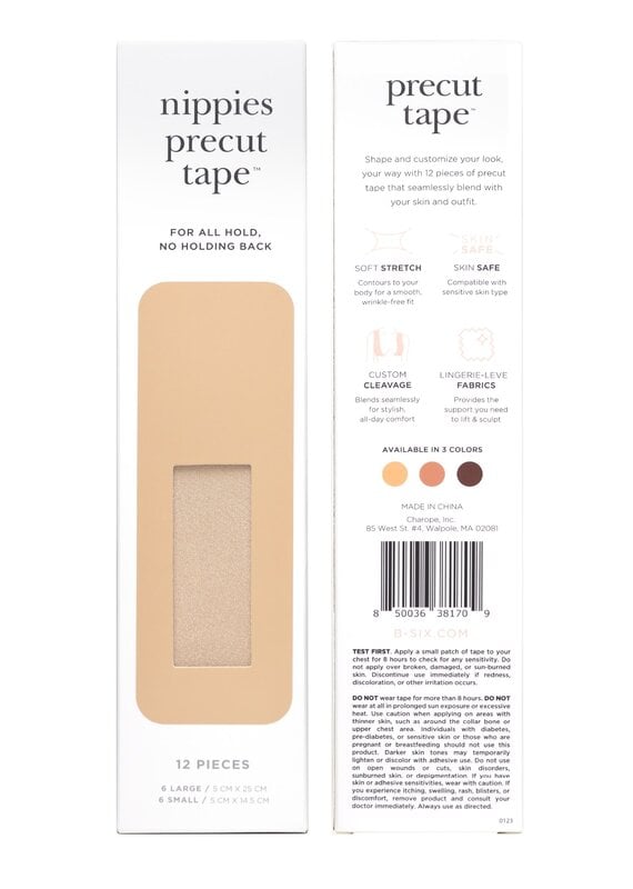 Nippies Pre Cut Boob Tape Creme