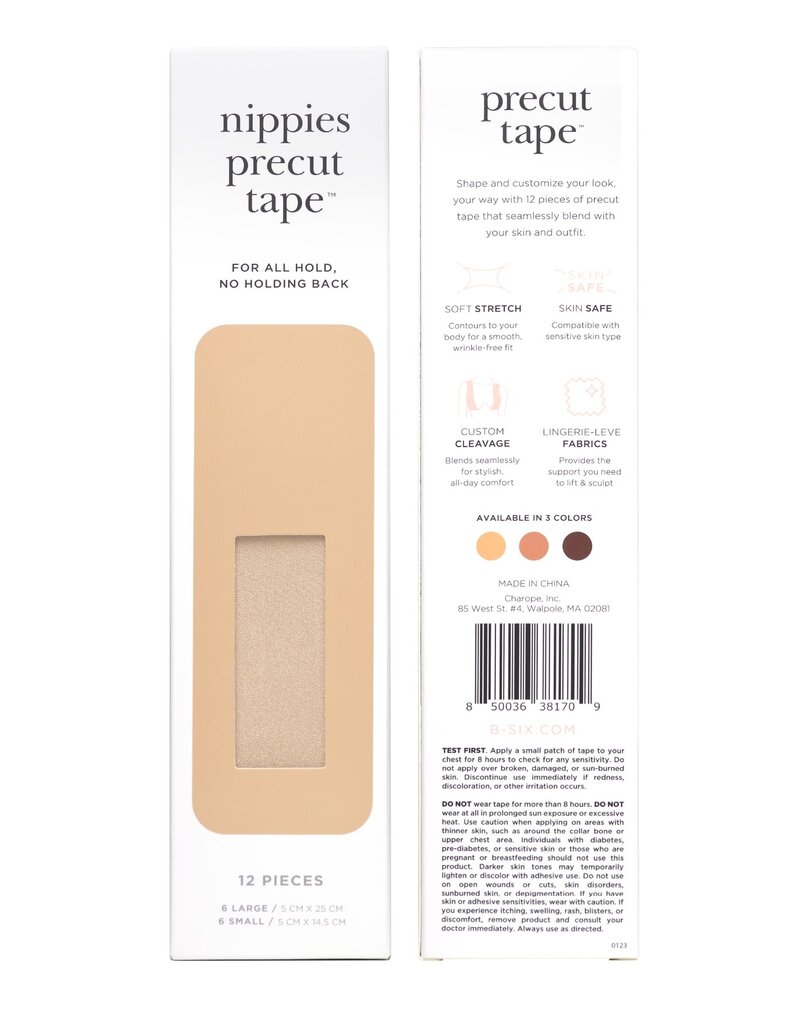 Nippies Pre Cut Boob Tape Creme