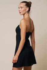 Kameryn Triangle V Neck Strapless Mini Dress