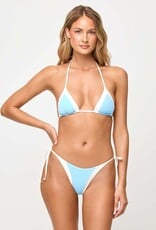 L Space Daria Color Block Triangle Bikini Top