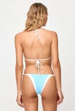 L Space Daria Color Block Triangle Bikini Top