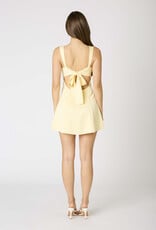 Delia Satin Tie Back Mini Dress