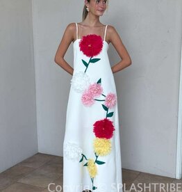 Elliatt Buttercup Embroidered Maxi Dress