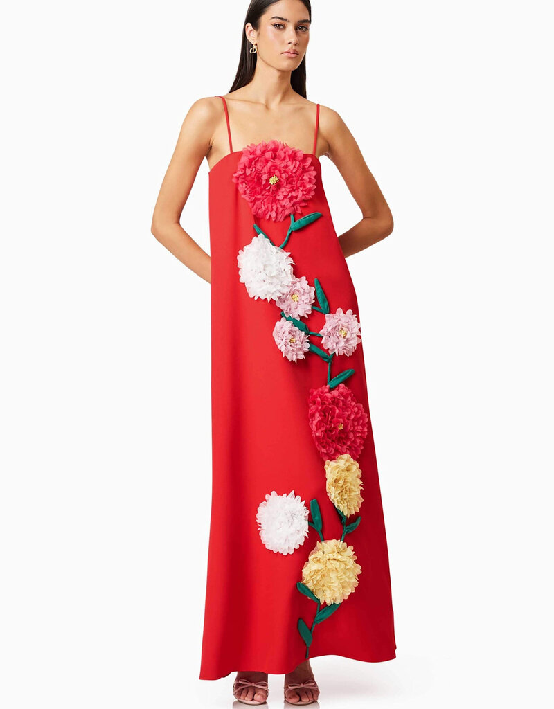 Elliatt Buttercup Embroidered Maxi Dress