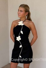 Kathryn Halter 3D Floral Mini Dress