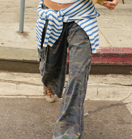 Camouflage Cargo Pocket Pants
