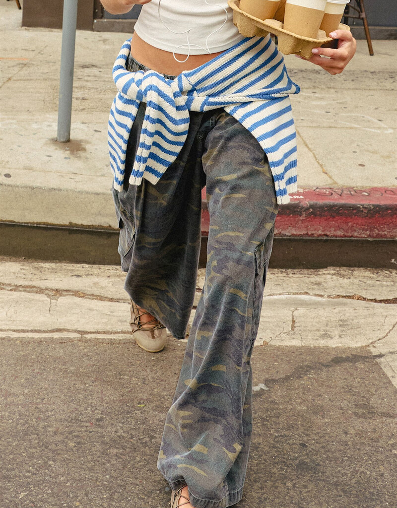 Camouflage Cargo Pocket Pants