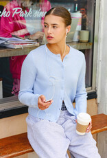 Basic Crewneck Cardigan Sweater