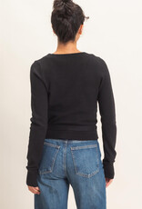 Wrap Knit Long Sleeve Sweater