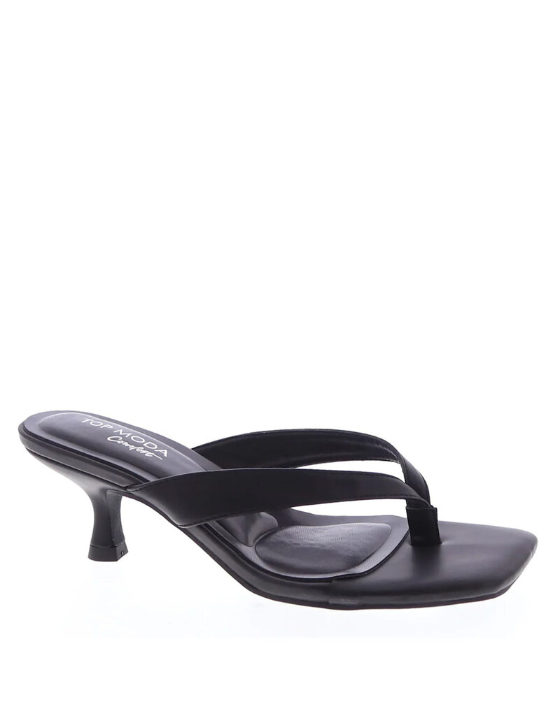 Sagel Thong Strap Kitten Heel