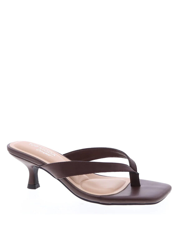 Sagel Thong Strap Kitten Heel