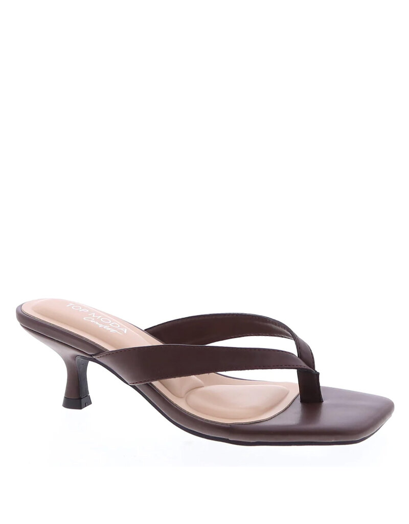 Sagel Thong Strap Kitten Heel
