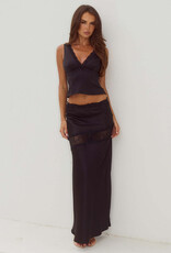 Amara Lace Trim Maxi Skirt