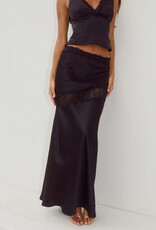 Amara Lace Trim Maxi Skirt