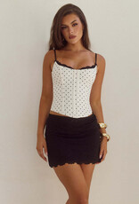 Valerie Low Rise Lace Mini Skirt