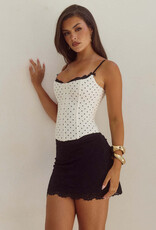 Valerie Low Rise Lace Mini Skirt