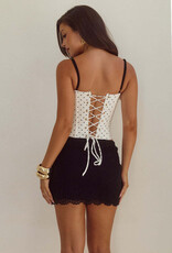 Valerie Low Rise Lace Mini Skirt