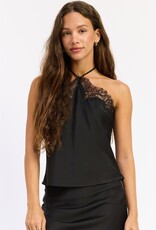 Corinne Halter Top With Lace Detail