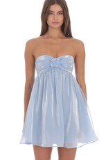 Lucy In The Sky Florette Strapless Babydoll Mini Dress